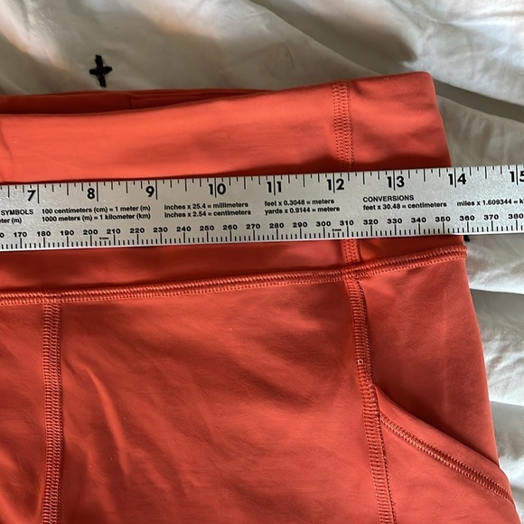 Lululemon Invigorate High-Rise Tight 25" Brick Orange Size 8 Leggings - Picture 9 of 12